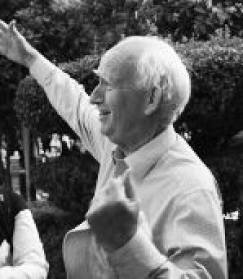 Donald Lynden-Bell, professor emeritus, Institute of Astronomy, Cabridge University, England. Donald Lynden-Bell, professor emeritus, Institute of Astronomy, Cabridge University, England.