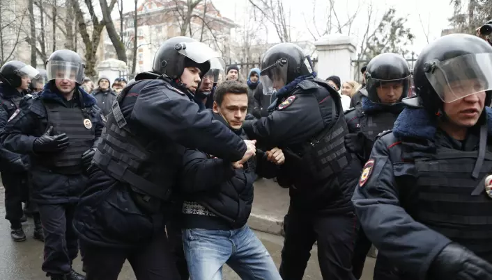 Putins politistat blir enda mer brutal etter kritikken mot ham, tror ekspert