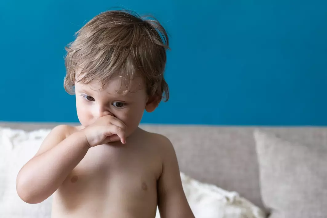 Forskerne fant en sammenheng mellom antibiotikabehandling og pipende eller hvesende pust hos noen av barna i studien.