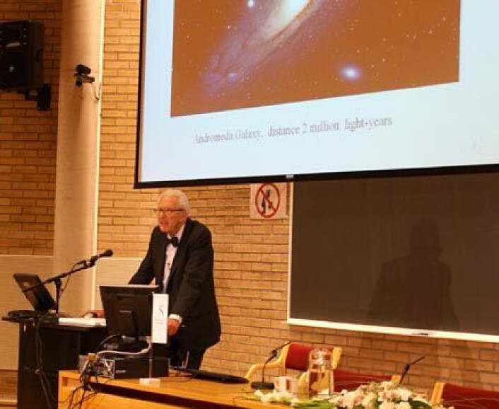 Maarten Schmidt innså at kvasarer ikke kunne skyldes stjerner, som først antatt. Foto: Berit Ellingsen Maarten Schmidt innså at kvasarer ikke kunne skyldes stjerner, som først antatt. Foto: Berit Ellingsen