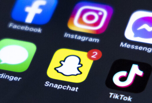 Barn bruker Snapchat, Instagram og Tiktok mindre