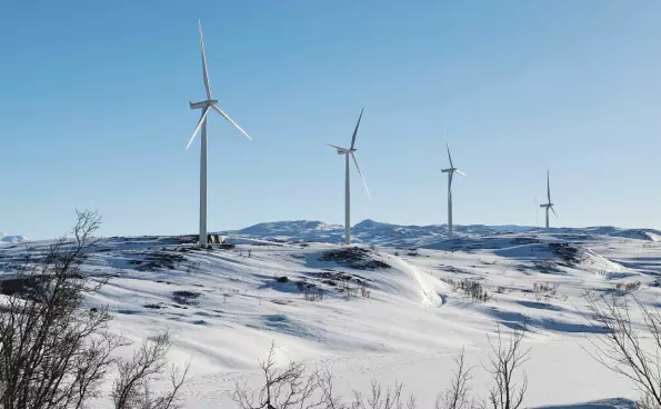 Nå er vindkraft den billigste energi­formen i Norge