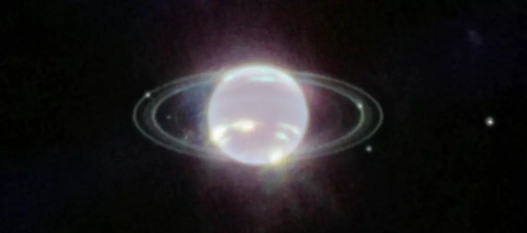 Saturn er kjent for ringene sine. Men visste du at også Neptun har noen? Her er de fotografert av romteleskopet James Webb.