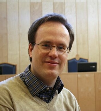 Harald Benestad Anderssen ved Det juridiske fakultet. (Foto: Randi M. Solhaug)