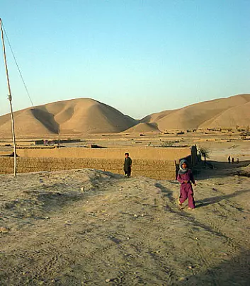 På dette stedet i Farjab-provinsen holdt forskerne seminar med lokalbefolkningen. (Foto: Aslaug Gotehus)