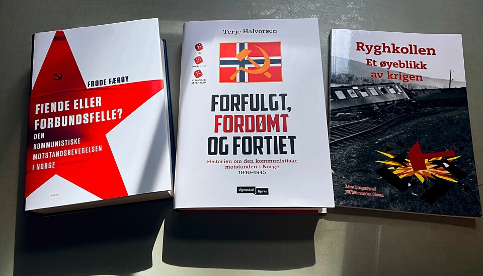 Både Frode Færøy, Terje Halvorsen og Lars Borgersrud er kommet med nye bøker om den kommunistiske motstandskampen i Norge.