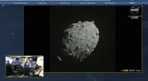 NASA-fartøy traff asteroide
