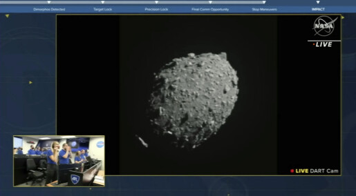 NASA-fartøy traff asteroide NASA-fartøy traff asteroide