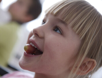 "Det kan være vanskelig å få barn til å spise nok frukt og grønnsaker. Men druer liker de fleste. (Foto: Colourbox.com)" "Det kan være vanskelig å få barn til å spise nok frukt og grønnsaker. Men druer liker de fleste. (Foto: Colourbox.com)"