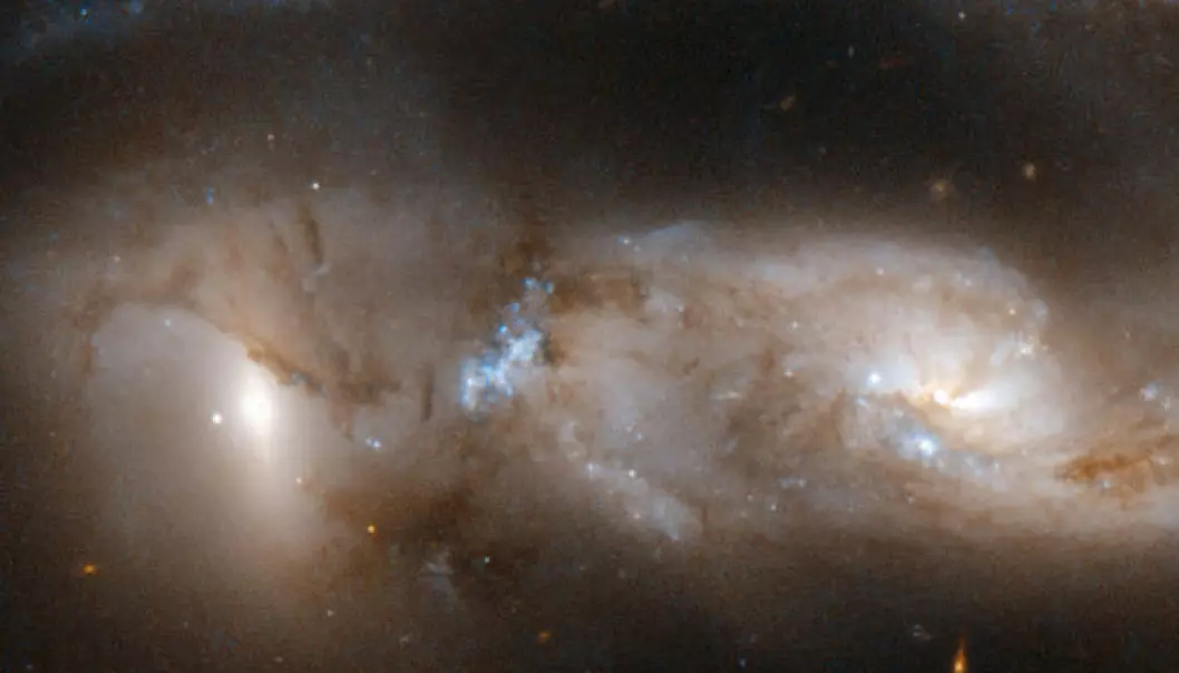 Galaksene krasjer - se bildene