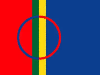"Det samiske flagget."