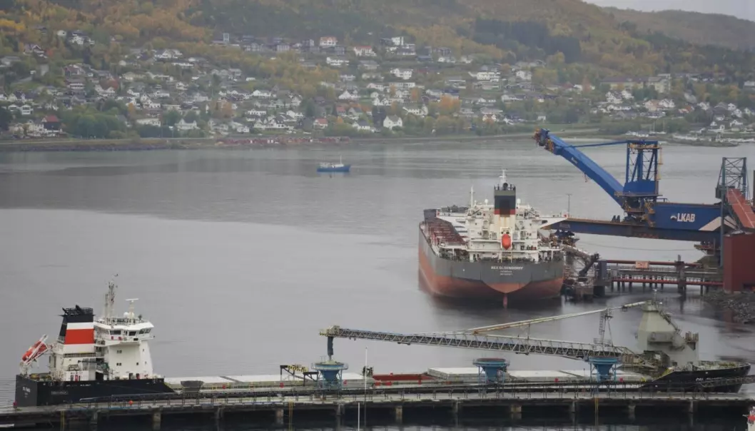 Fra Narvik skipes det ut rundt 20 millioner tonn jernmalm hvert år. Et nytt skipssporingssystem kan bidra til en enda bedre oversikt over for eksempel jernmalm lagret i havner rundt om i verden.