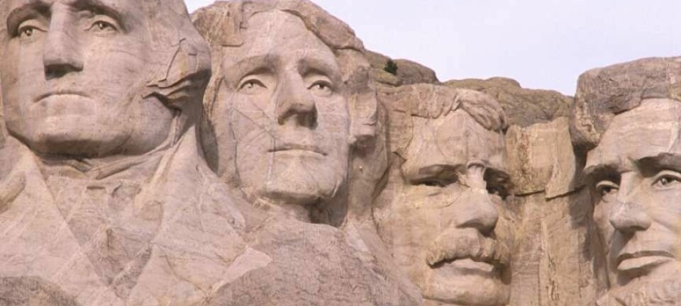 'Ikke mye gjesping blant de amerikanske presidentene på Mount Rushmore...'