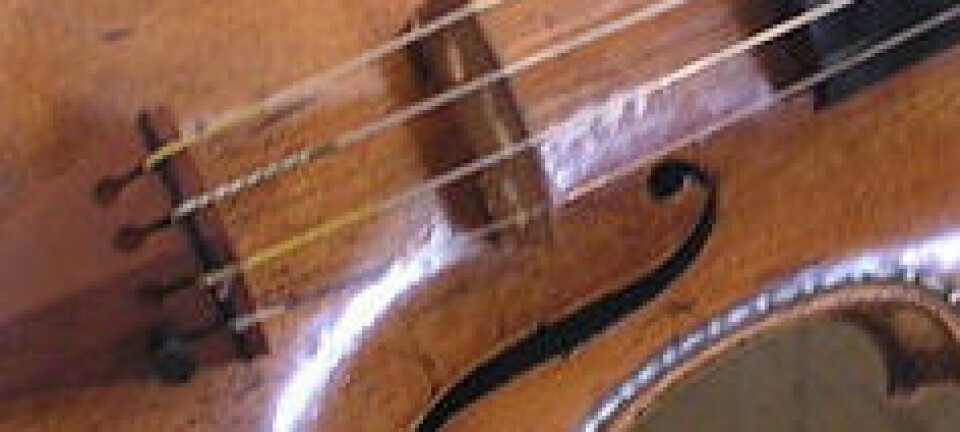 Stradivarius, utsnitt. Foto: Wikimedia Commons