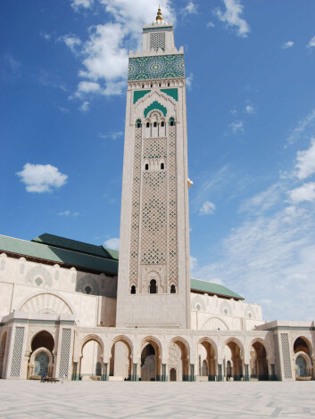 "Bildet viser Hassan II moskeen i Casablanca, Marokko. Illustrasjonsfoto: Lars Akerhaug." "Bildet viser Hassan II moskeen i Casablanca, Marokko. Illustrasjonsfoto: Lars Akerhaug."