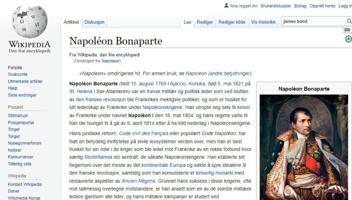 Menn har skrevet 90 prosent av innholdet på norske Wikipedia, ifølge Wikipedia selv.