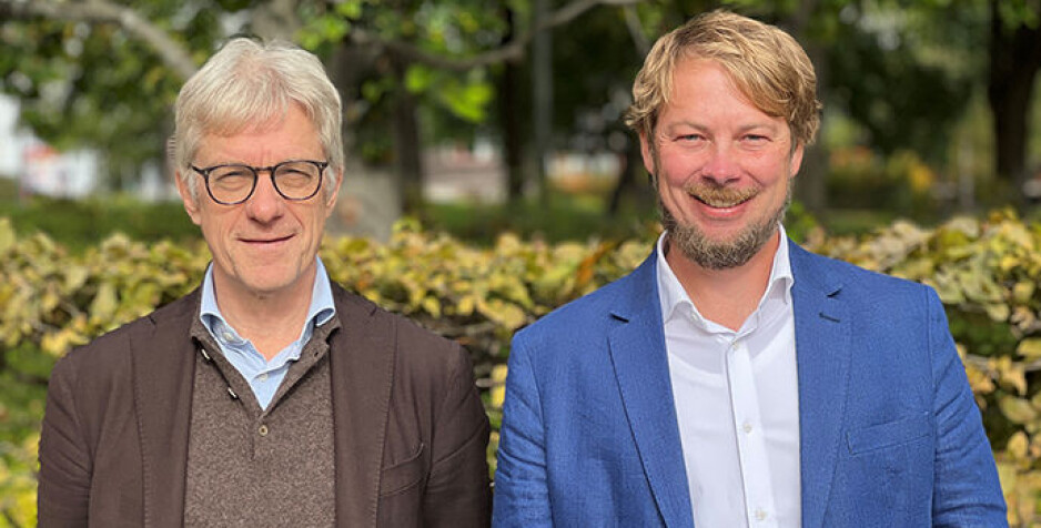 Aktuell med ny bok: Daniel Tröhler og Sverre Tveit.