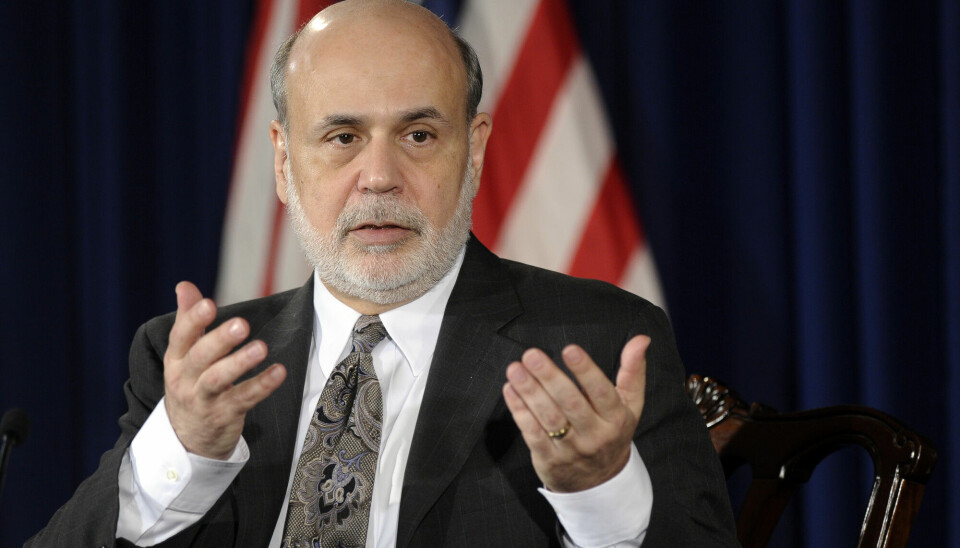 Økonomen Ben Bernanke var USAs sentralbanksjef fra 2006 til 2014, altså både under George W. Bush og Obama.