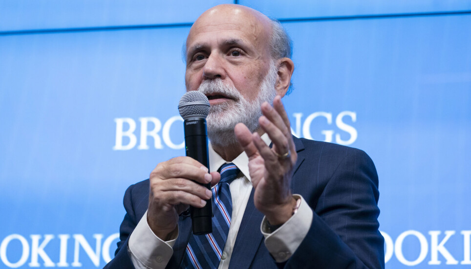 Ben Bernanke talte mandag på et seminar ved Brookings Institution i Washington.