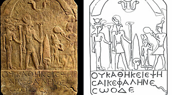 Hodeløse falker funnet i egyptiske templer