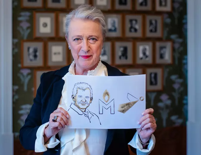 Berit Reiss-Andersen, head of the Norwegian Nobel Committee, during the announcement of this year’s peace prize.