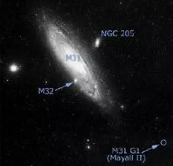 "Stjernemylderet i kulehopen M15 i stjernebildet Pegasus. (Foto: STScI/NASA)"