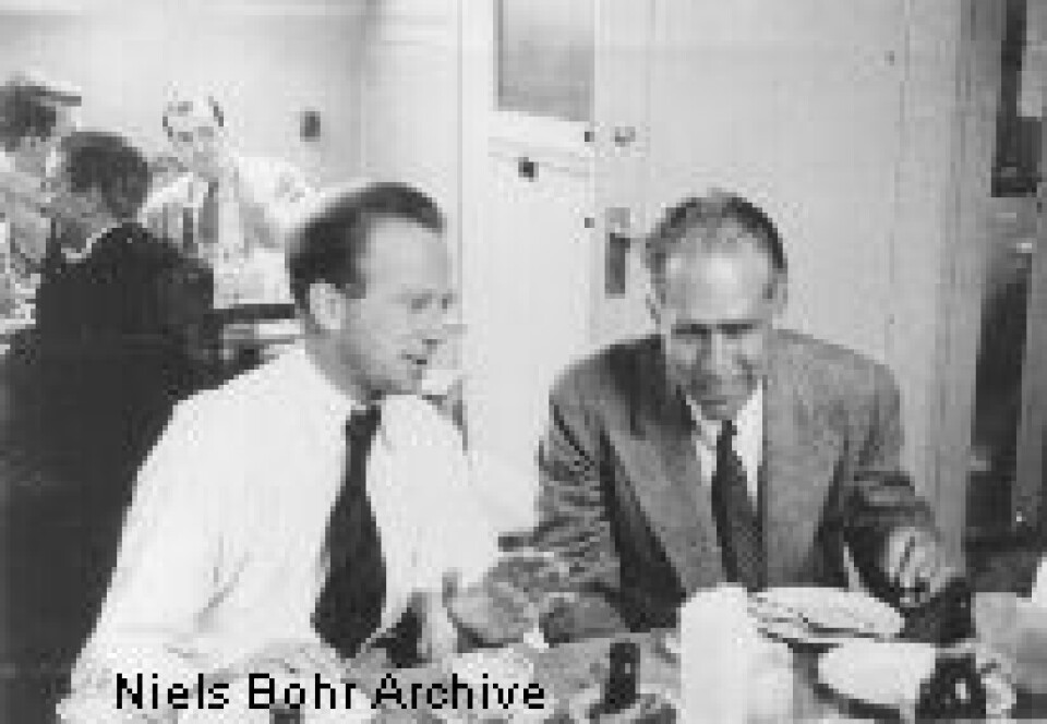 'Bohr og Heisenberg i en noe hyggeligere samtale - 1936'