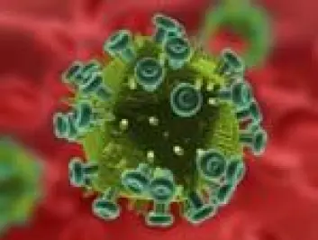 "HIV-viruset." "HIV-viruset."