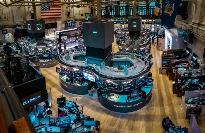 The New York Stock Exchange in March 2022.
