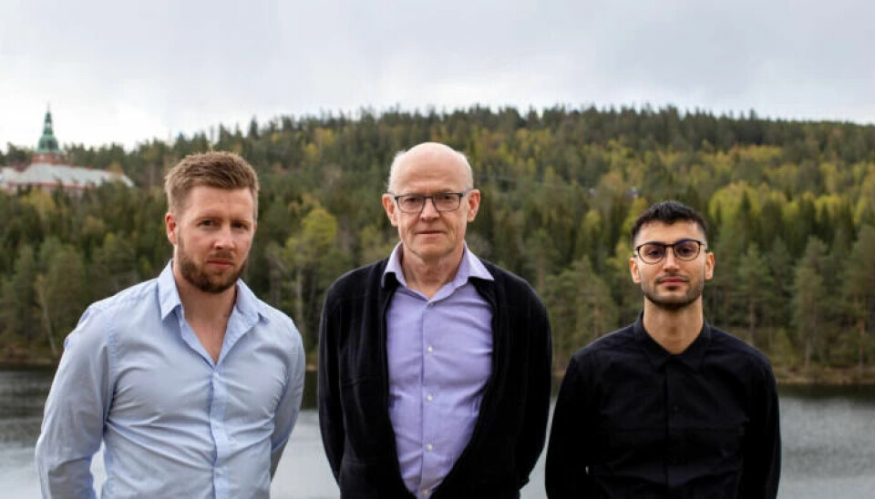 Forskerne Sverre Urnes Johnson (fra venstre), Asle Hoffart og Omid V. Ebrahimi står bak studien.