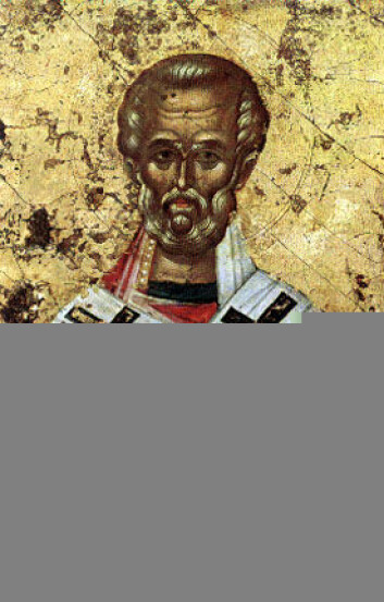 "St. Nikolaus som ikon." "St. Nikolaus som ikon."