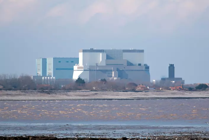 Ikke alle atomkraftverk trenger å ha de karakteristiske grå, brede skorsteinene. Slik forventes Hinkley Point C å se ut når det antagelig står ferdig i 2028.