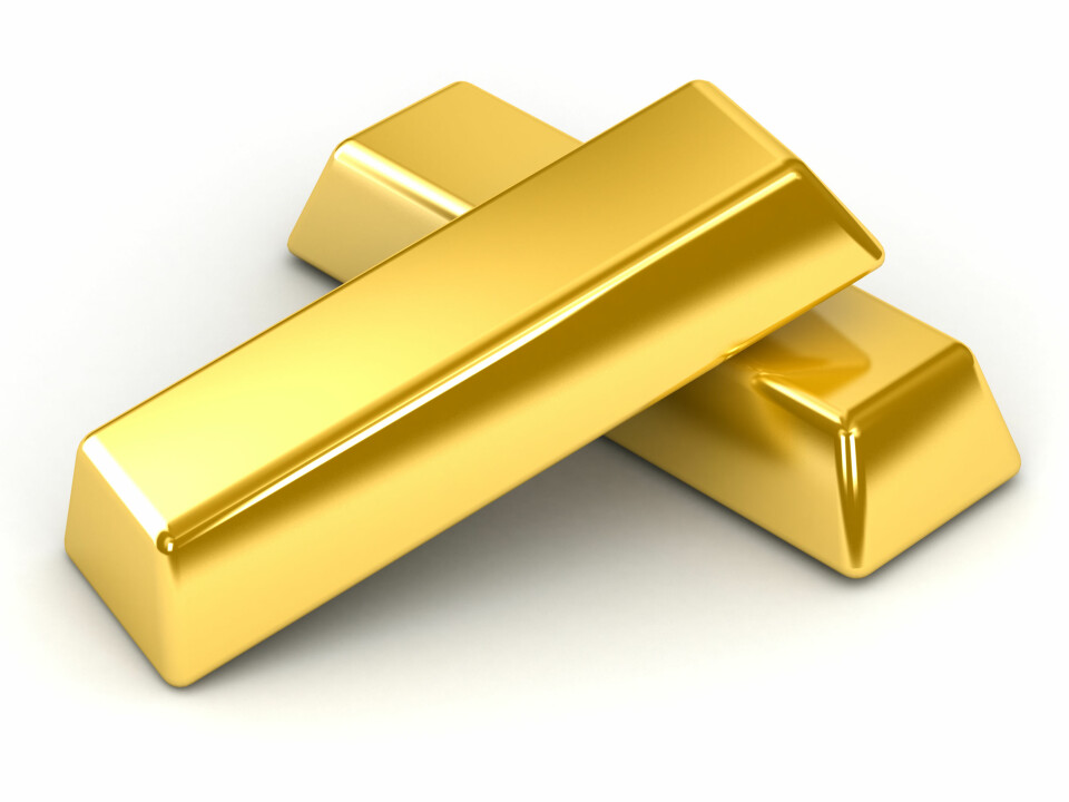 Gull er et grunnstoff. Det er bare satt sammen av gullatomer. (Foto: colourbox)