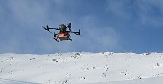 Statens vegvesen tester droner for å overvåke skredfare