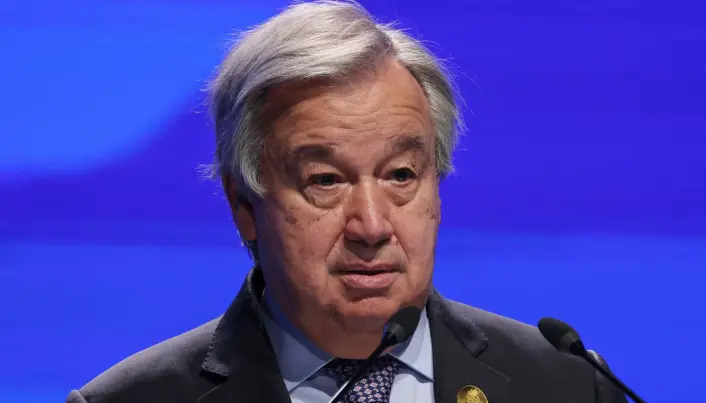 FNs generalsekretær, António Guterres, sier han anerkjenner innsatsen til deltakerne på klimatoppmøtet. FNs generalsekretær, António Guterres, sier han anerkjenner innsatsen til deltakerne på klimatoppmøtet.