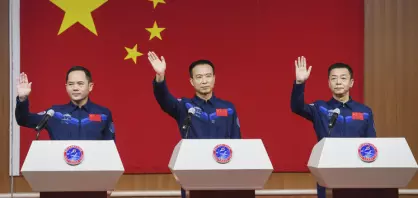 Kina sender tre astronauter til sin egen romstasjon