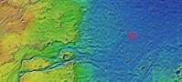 Her kan en kjempe­tsunami på Mars ha startet