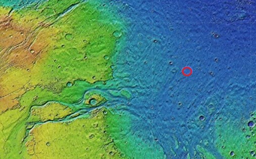 Her kan en kjempe­tsunami på Mars ha startet