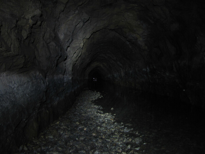 Impression of the water tunnel. Impression of the water tunnel.