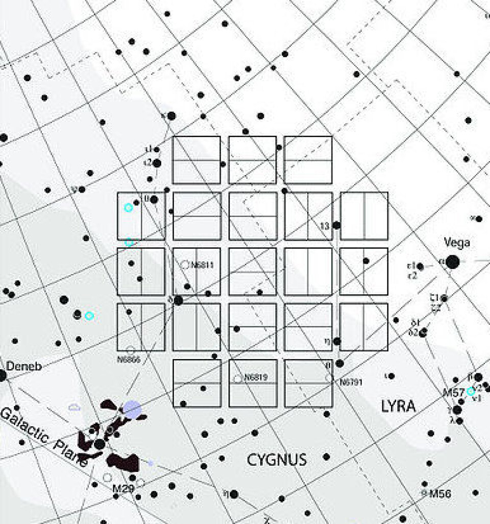 NASAs rombaserte Kepler-teleskop stirrer kontinuerlig på en utvalgt del av himmelen, på jakt etter jord-liknende planeter. Men man oppdager mye annet spennende også ... (NASA)