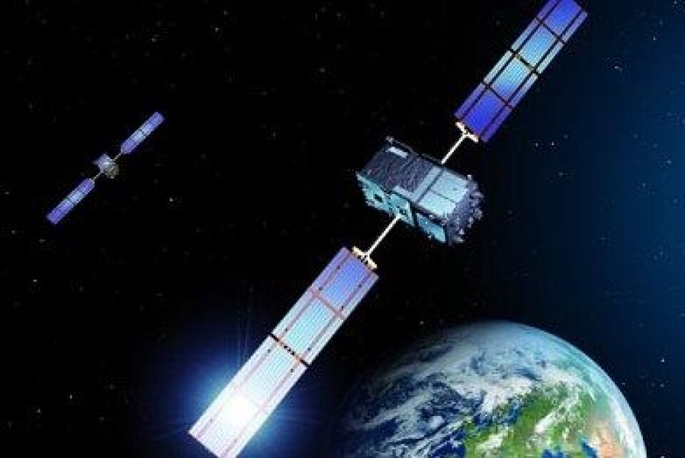 Galileo, det nye europeiske satellittnavigasjonssystemet, er nå under utprøving. (Foto: (Illustrasjon: ESA))