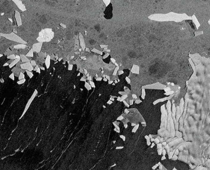 Et av de aller første bildene fra Europas nye radarsatellitt Sentinel-1A. (Foto: (Fra ESAs web-side)) Et av de aller første bildene fra Europas nye radarsatellitt Sentinel-1A. (Foto: (Fra ESAs web-side))