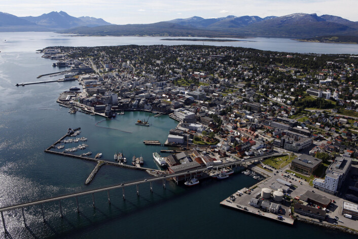 Tromsø sentrum. Foto: Foto: Yngve Olsen Sæbbe, Tromso.kommune.no (Foto: Yngve Olsen Sæbbe, Tromsø kommune) Tromsø sentrum. Foto: Foto: Yngve Olsen Sæbbe, Tromso.kommune.no (Foto: Yngve Olsen Sæbbe, Tromsø kommune)
