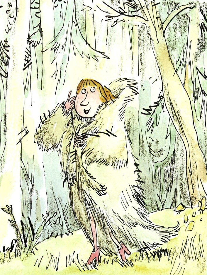 Roald Dahl: Ramperim og ville vers: Rødhette (Foto: Gyldendal/Quentin Blake) Roald Dahl: Ramperim og ville vers: Rødhette (Foto: Gyldendal/Quentin Blake)