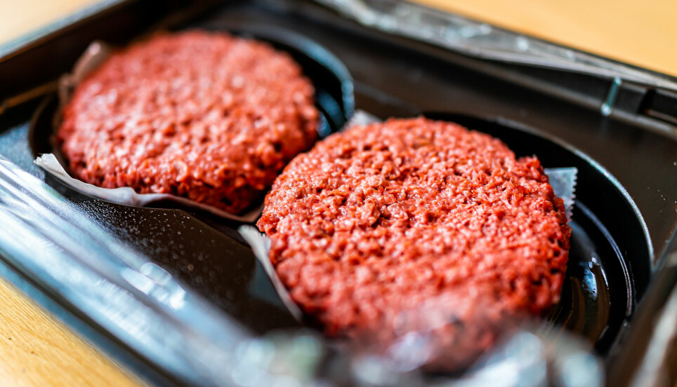 Veganske burgere – til forveksling lik sine animalske sidestykker.