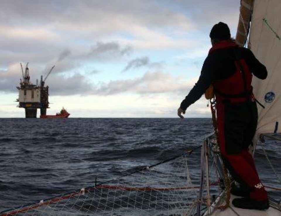 A propos CO2-utslipp - her er Børge Ousland & Co i hjemlige farvann etter sin arktiske rekord-jordomseiling. (Fra Børge Ouslands blogg).
