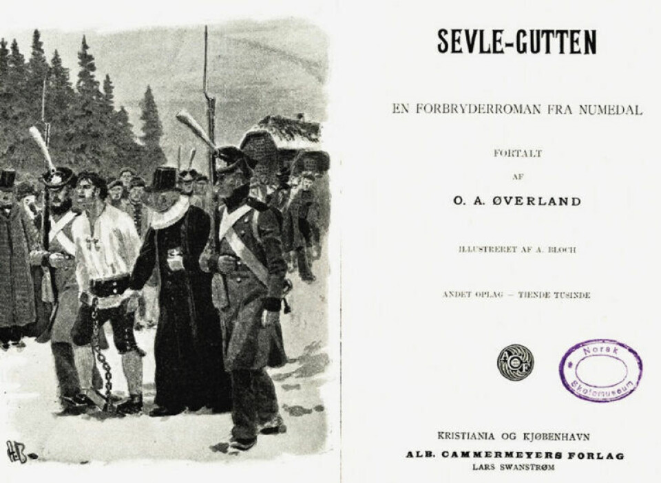 This image from the crime novel about Selveguten was retrieved from the National Library of Norway.