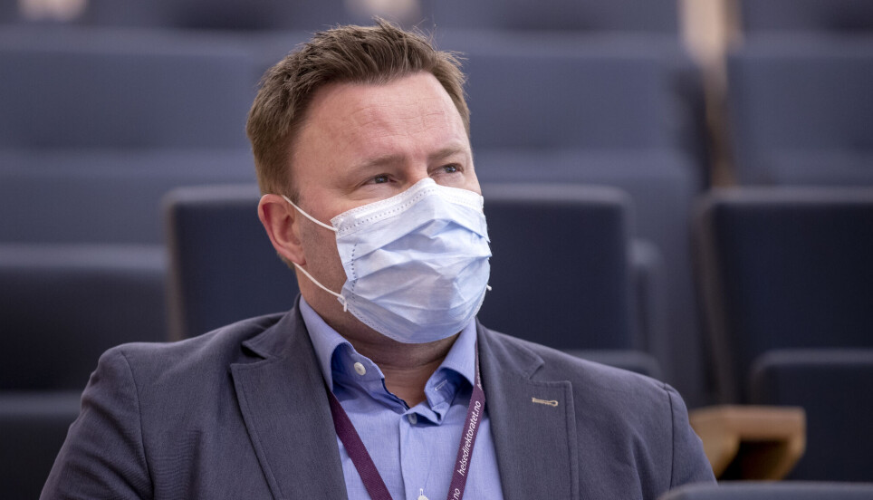 For noen kan det være lurt å ta fram munnbindet igjen, mener Espen Nakstad. Bildet er fra februar 2022.