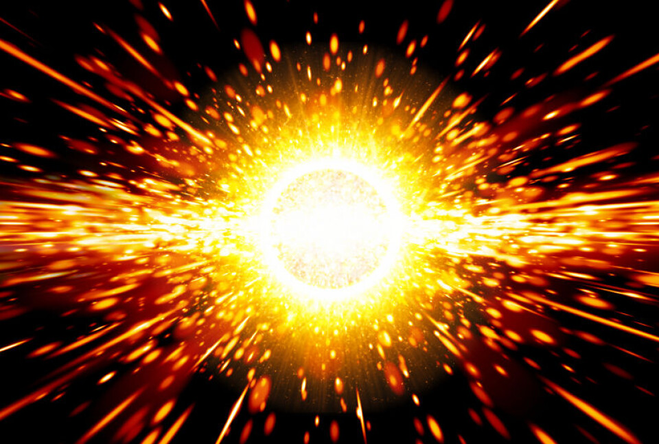 Tidlig i the Big Bang utvidet universet seg ekstremt raskt. Da ble også det aller første gravitasjonsbølgene og lyset til, som det fortsatt finnes spor av i dag. (Illustrasjonsfoto: Colourbox)