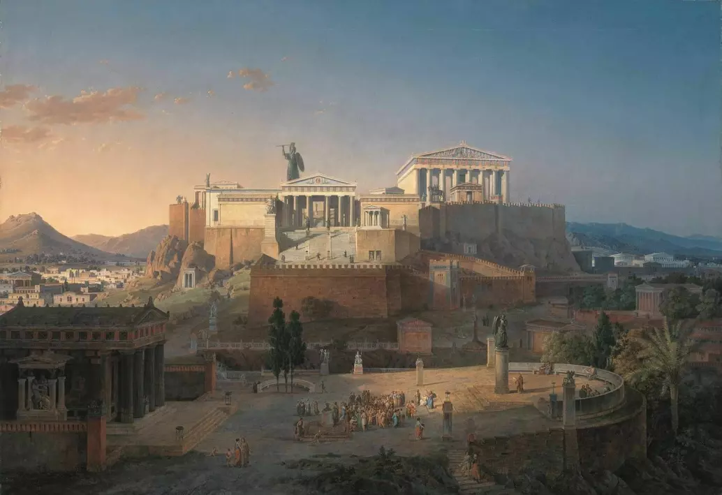 Athen var en stor og svært viktig by for 2.500 år siden.